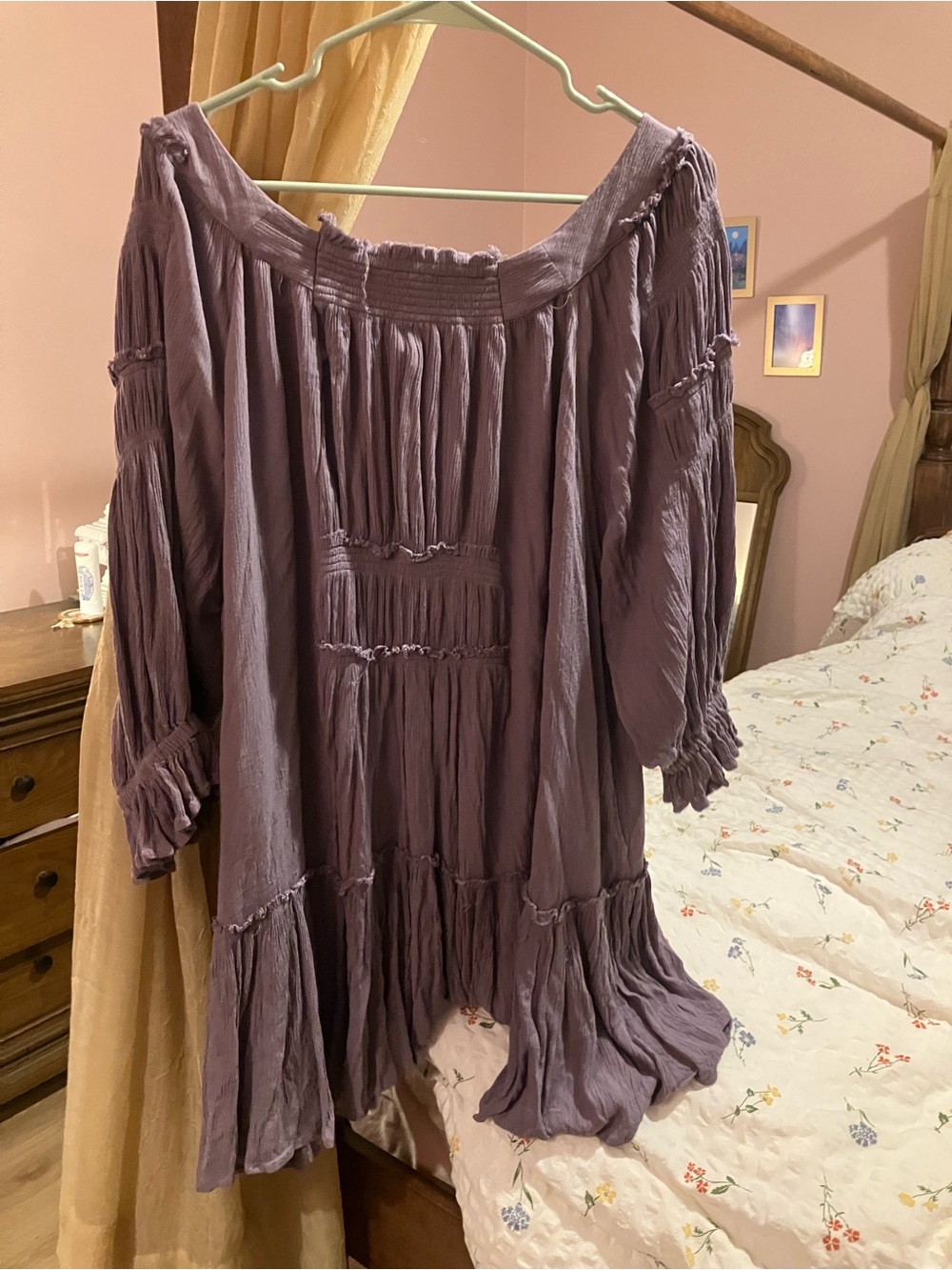 Free People Dusty Purple Mini Dress